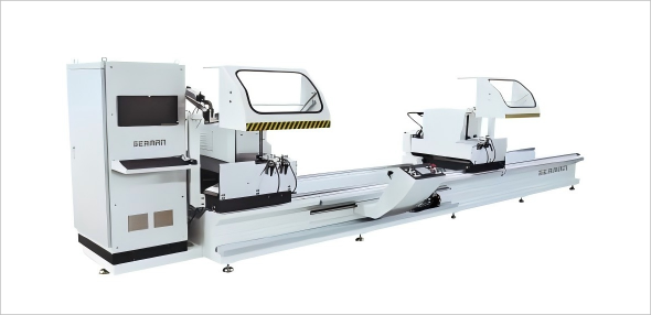 鋁型材任意角數(shù)控雙頭切割鋸LJZ2R-CNC-500*6000